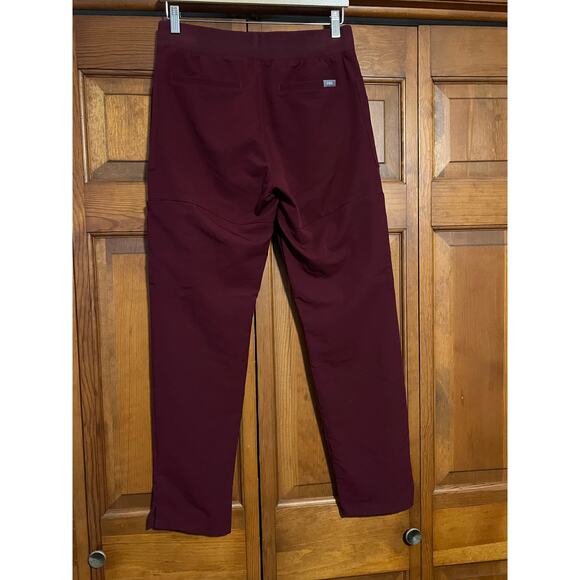 FIGS Women’s Technical Collection Scrub Pants Burgundy Wine Drawstring Size S - Picture 6 of 9